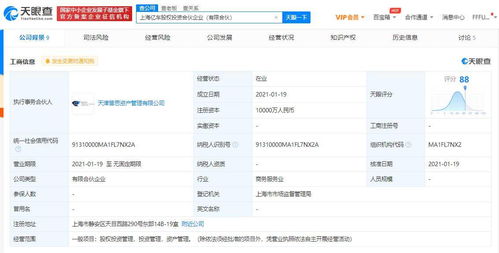 王思聰關聯(lián)公司參與成立一家投資公司 注冊資本1億